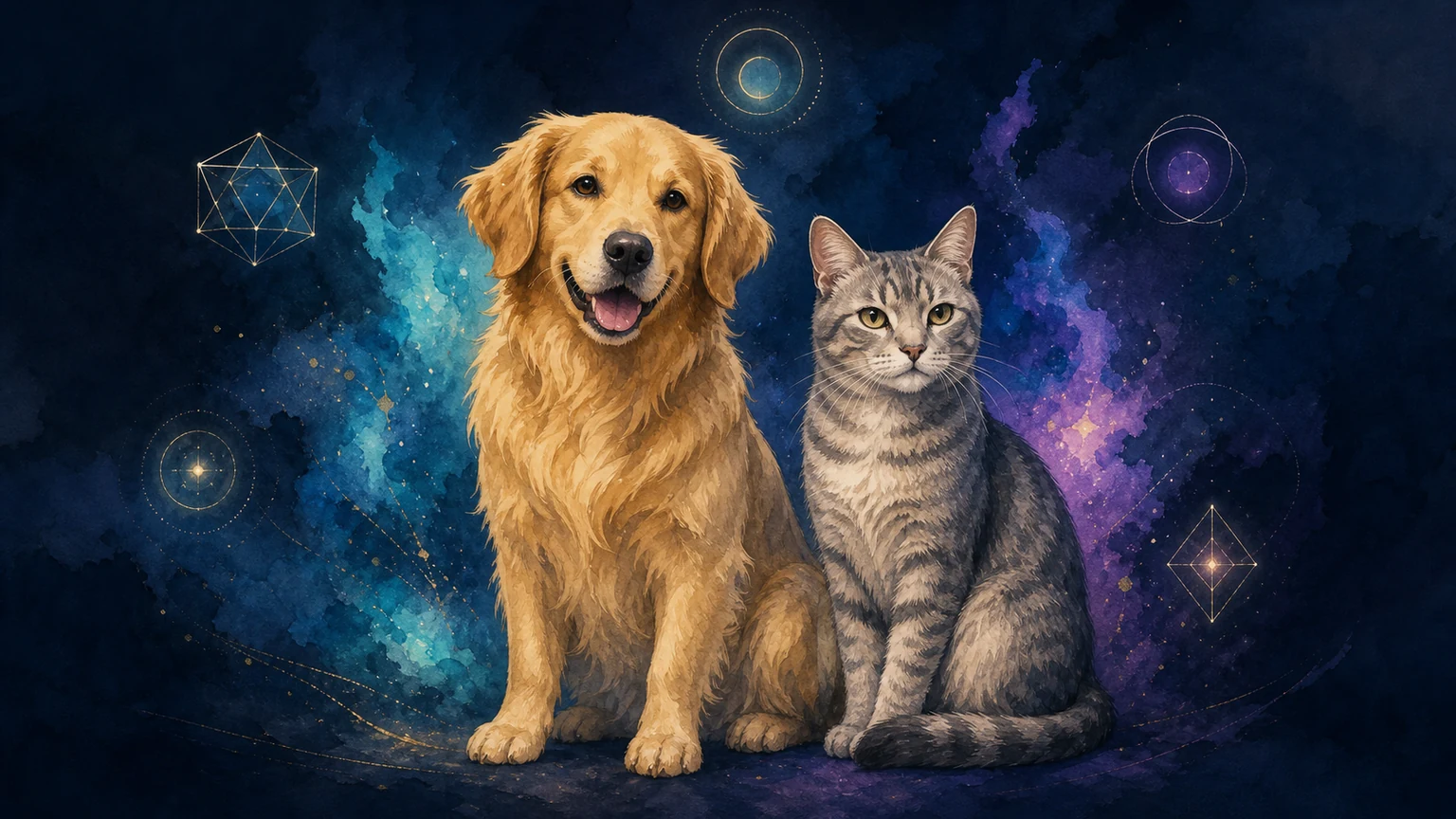 犬派と猫派の性格の違いを解説する画像