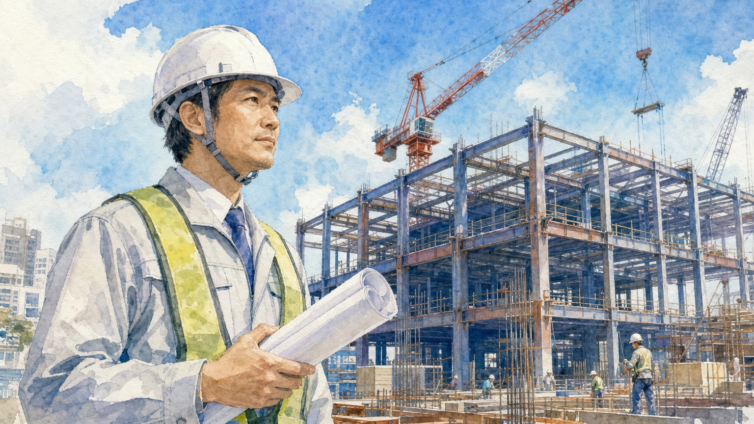 施工・現場管理の仕事と性格 ビッグファイブで見る向いている人向いていない人を解説する画像