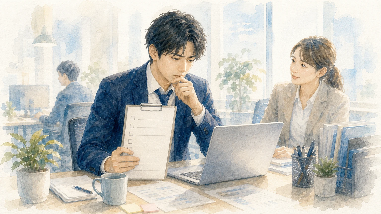 確認しすぎて前に進めない人の心理をビッグファイブで解説する画像