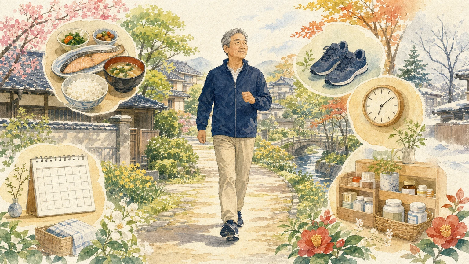 長生きする人に共通する性格を解説する画像