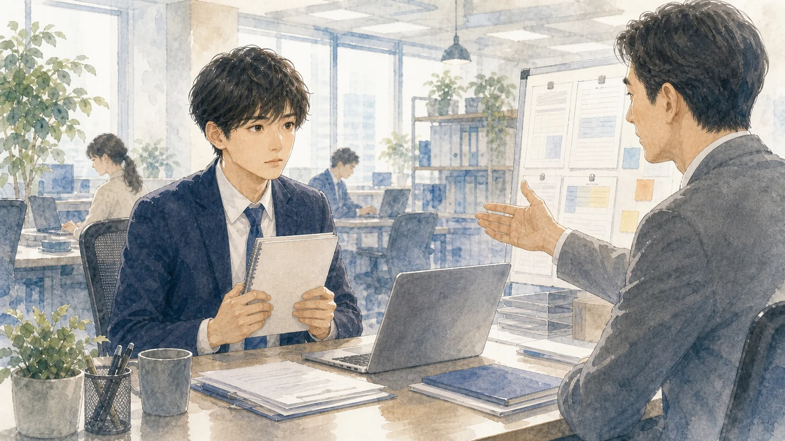 指示を待って動き出せない人の心理をビッグファイブで解説する画像