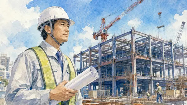 施工・現場管理の仕事と性格 ビッグファイブで見る向いている人向いていない人を解説する画像