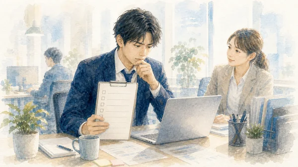 確認しすぎて前に進めない人の心理をビッグファイブで解説する画像