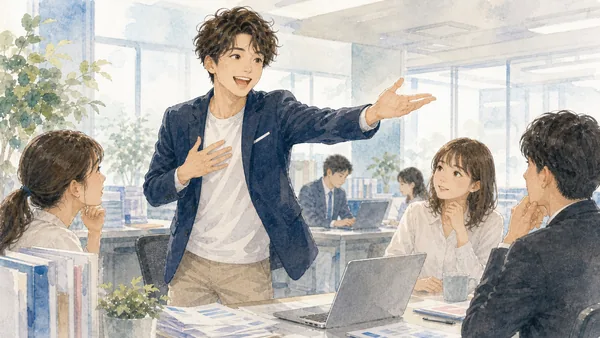 職場で仕事してるアピールが強い人のビッグファイブ解説画像
