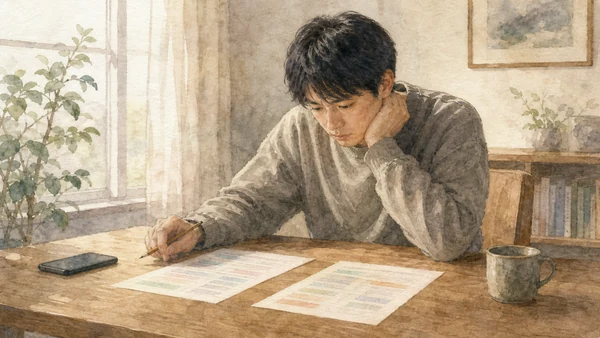 診断結果を他人と比べて落ち込む心理をビッグファイブで解説する画像