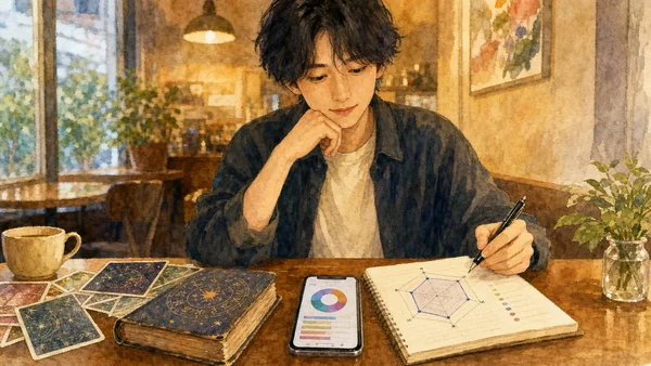 占いから使える診断へのシフトを解説する画像
